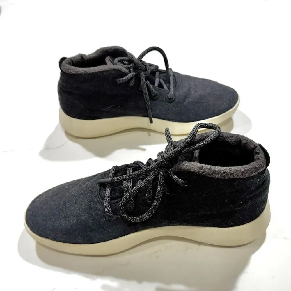 Allbirds Wool Runner Up Mizzles Ankle Boots. Charcoal Gray. Size 9.